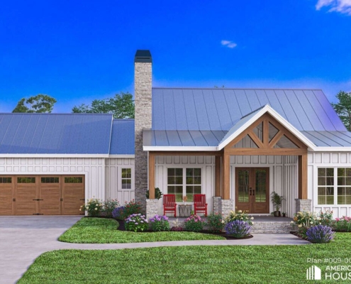 Modern Farmhouse Metal Home Design