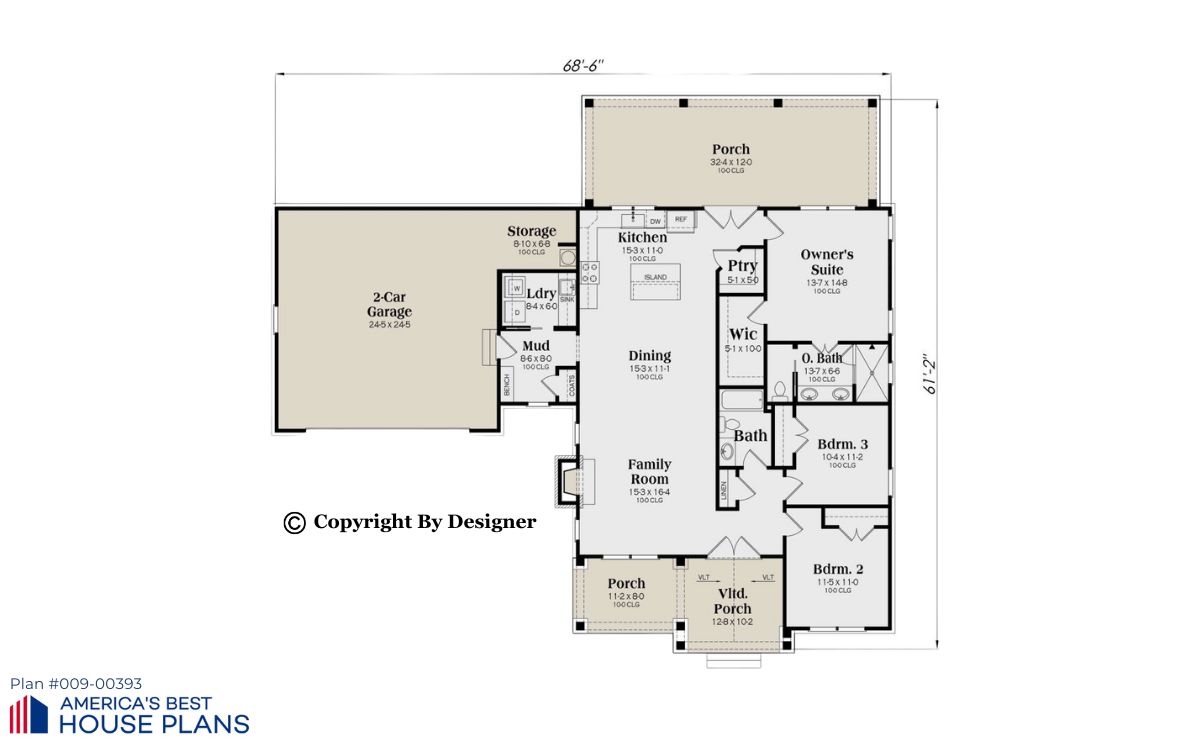 Modern Farmhouse Metal Home Plan