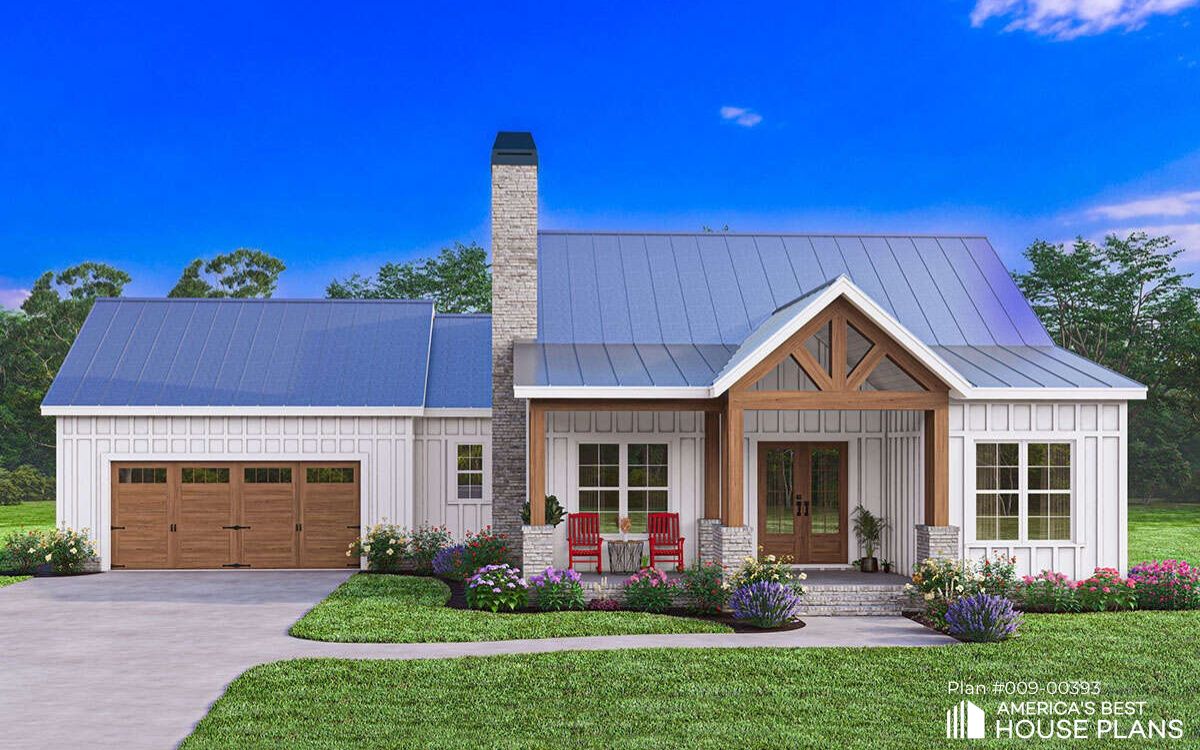 Modern Farmhouse Metal Home Design