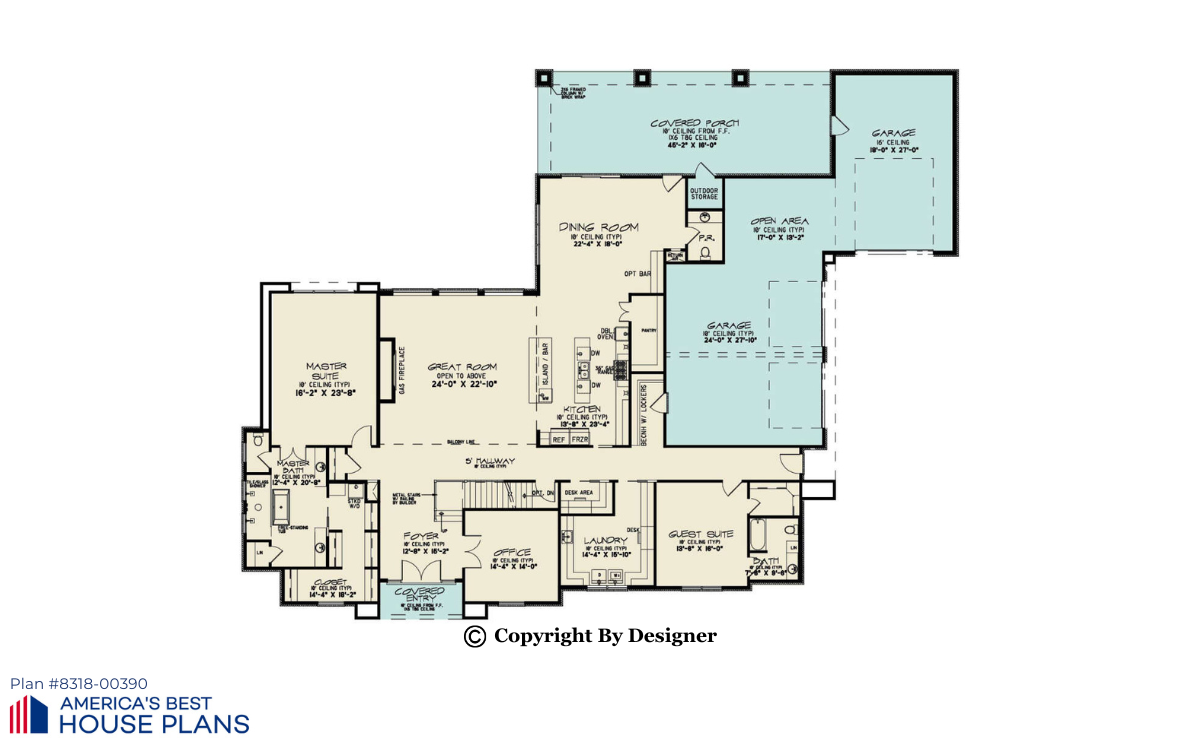 Luxury Metal Home Floorplan