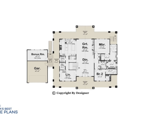 Steel Building House Floorplan