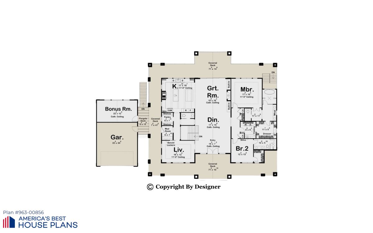 Steel Building House Floorplan