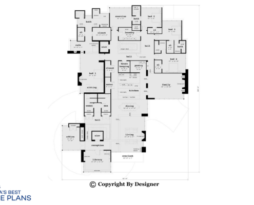 Modern Metal Home Floor Plan