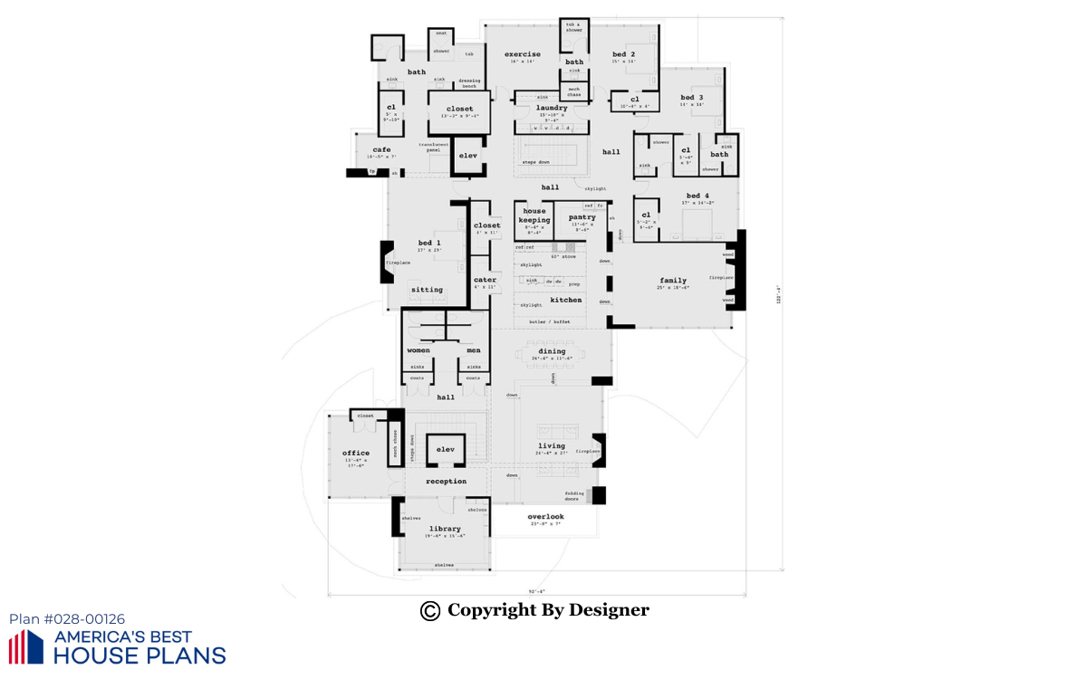 Modern Metal Home Floor Plan