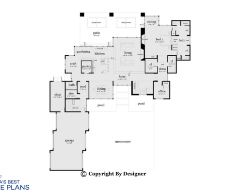 Modern Residential Steel Building Floorplan