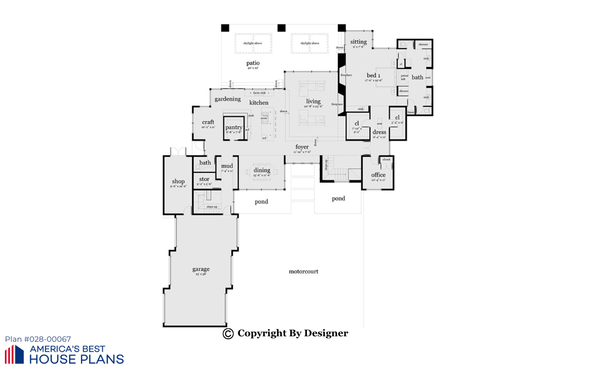 Modern Residential Steel Building Floorplan