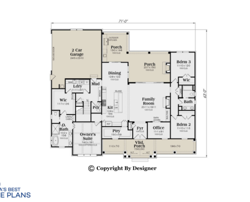 Modern Metal House Floorplan