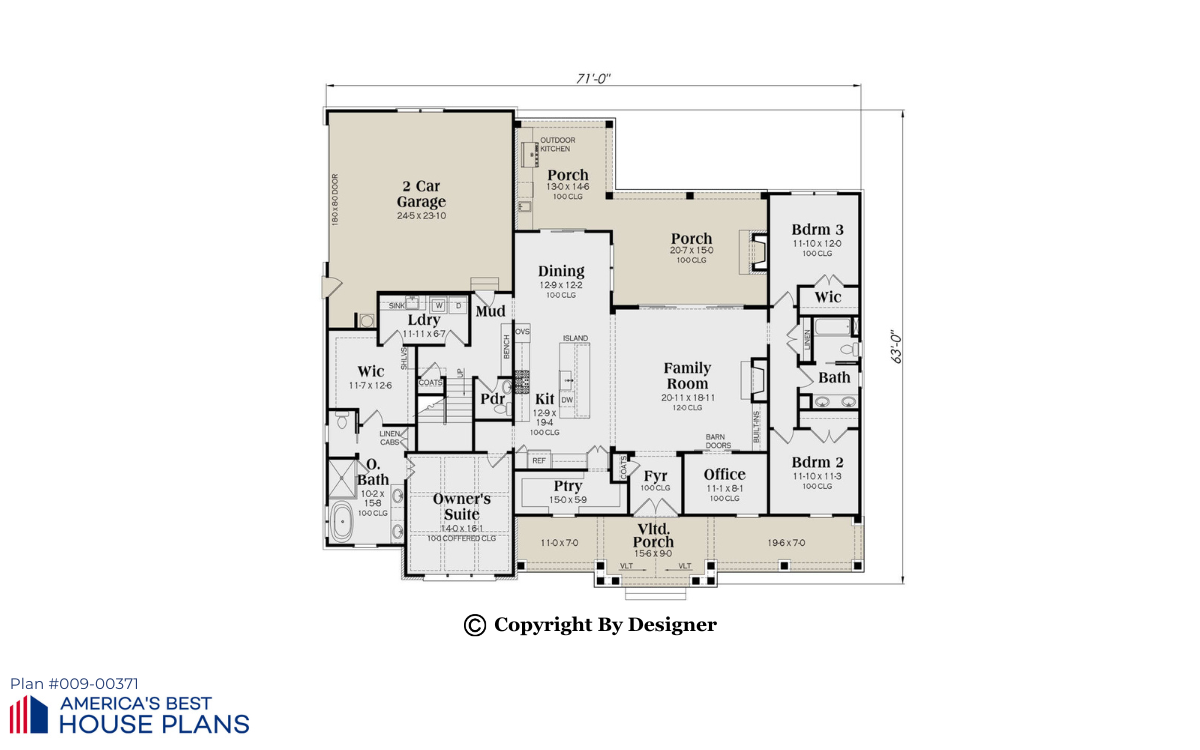 Modern Metal House Floorplan