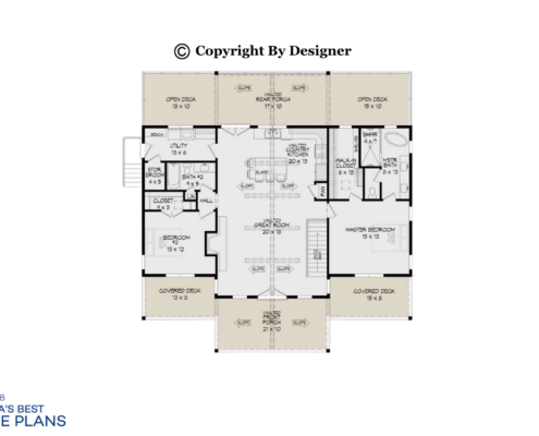 Metal Steel House Floorplan