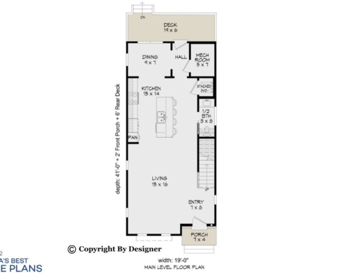 Modern Steel Home Floorplan