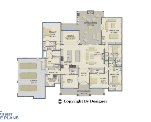 Modern Residential Steel Building Floorplan