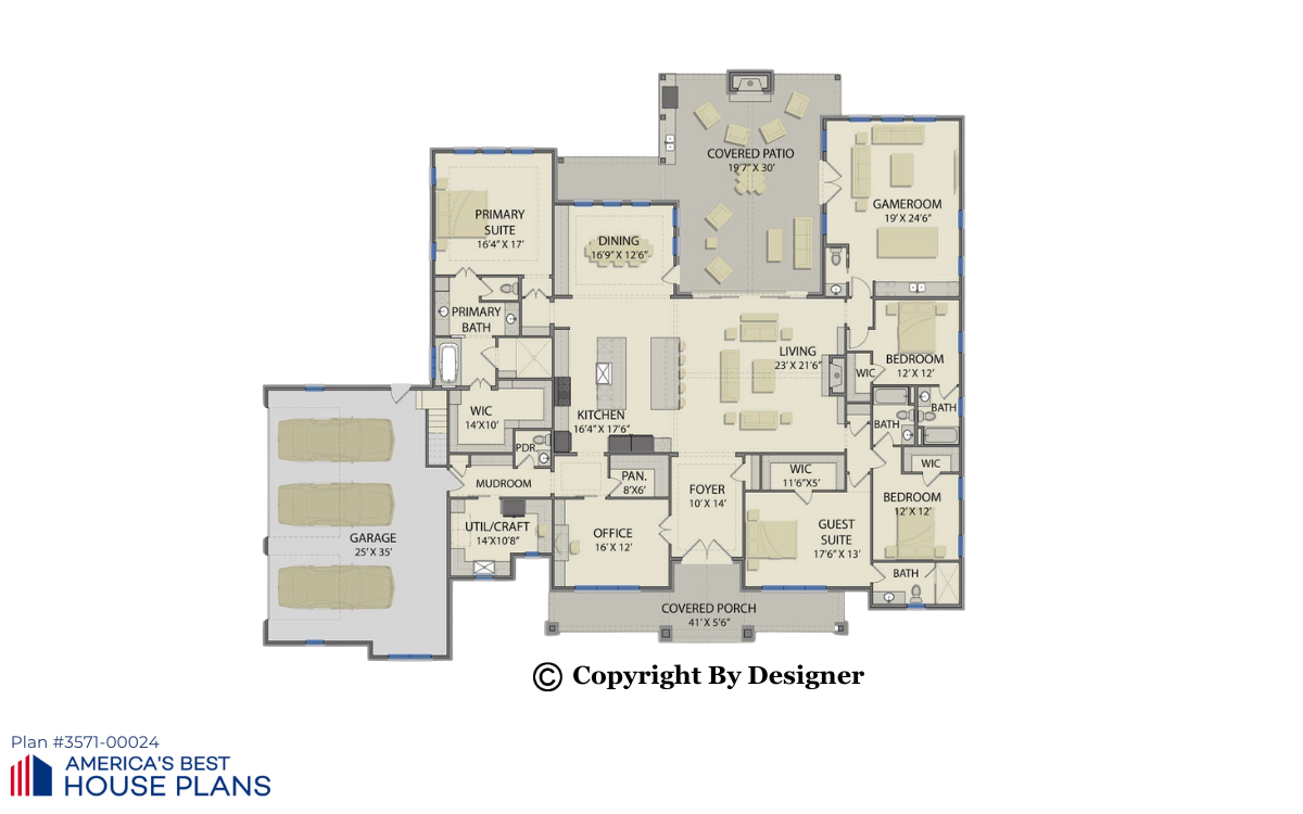 Modern Residential Steel Building Floorplan