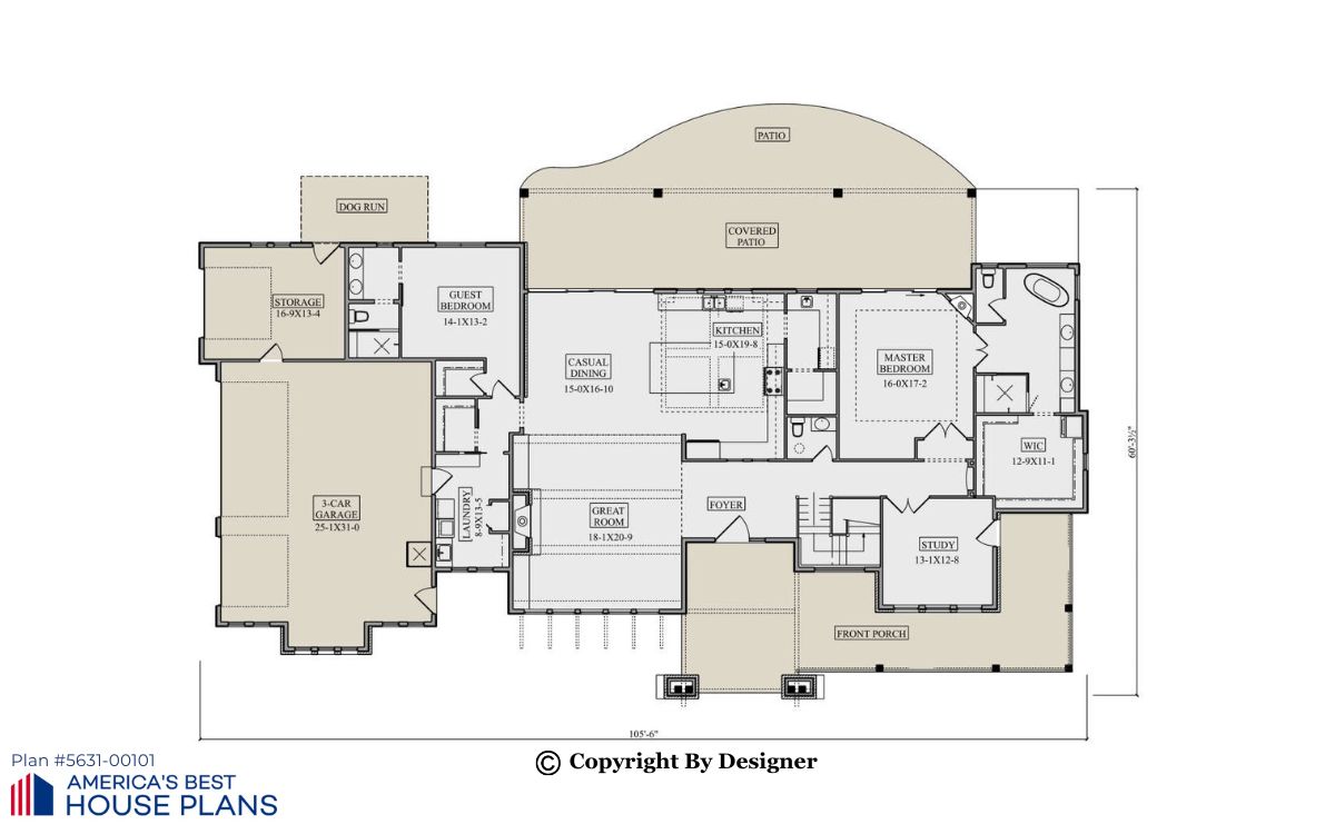 Modern Steel Home Floor Plan