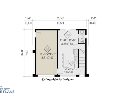 Residential Steel Building Floorplan