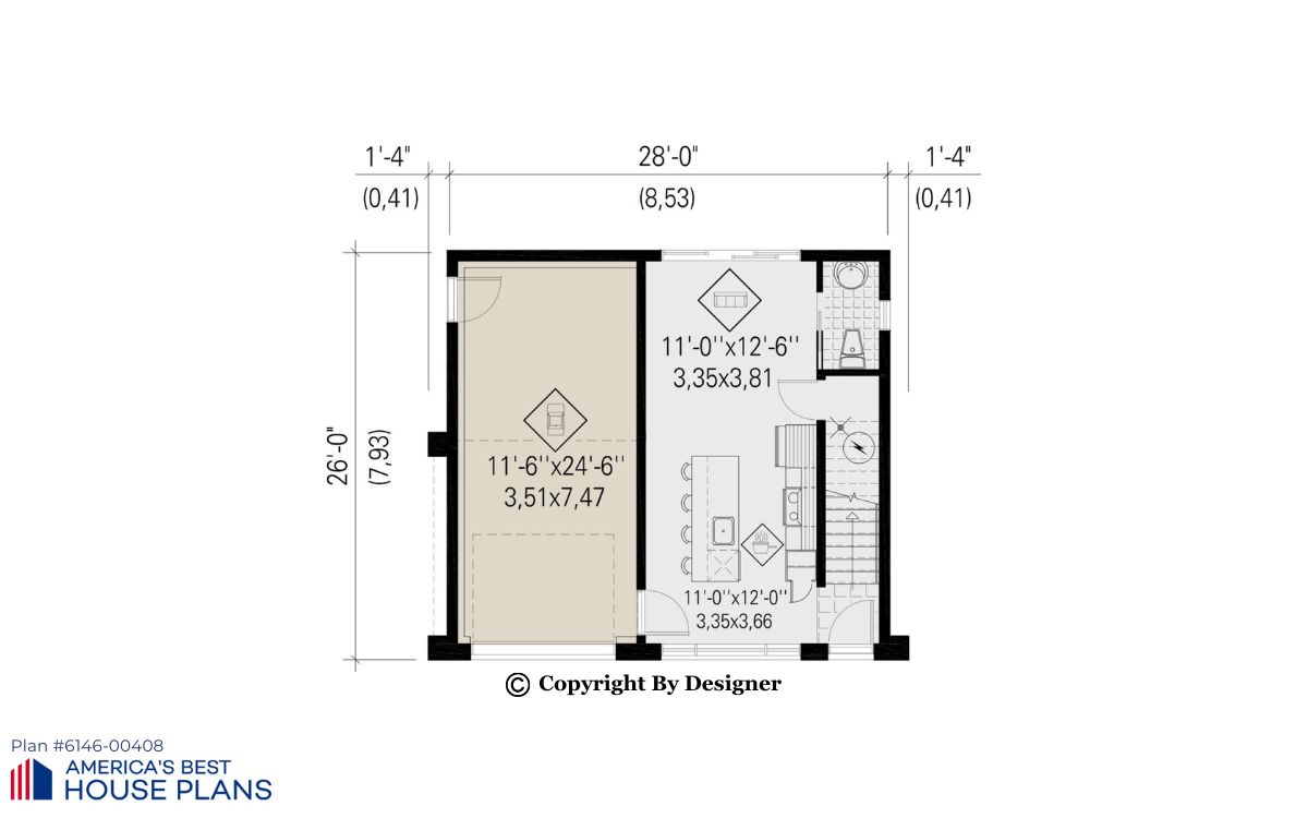 Residential Steel Building Floorplan