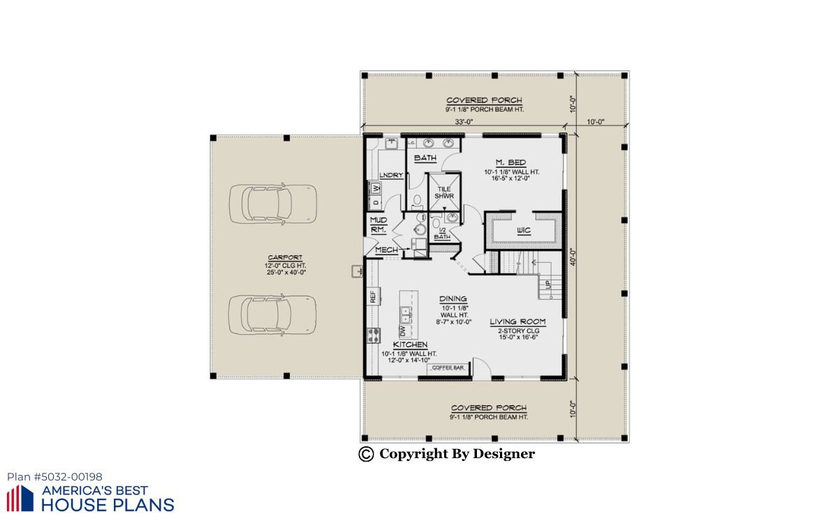 Metal Barn Home Floorplan 1