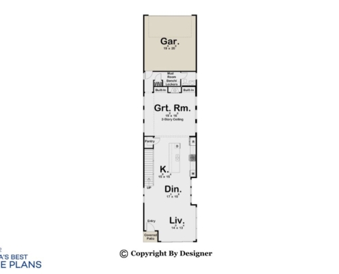 Steel Built Home Floorplan 1