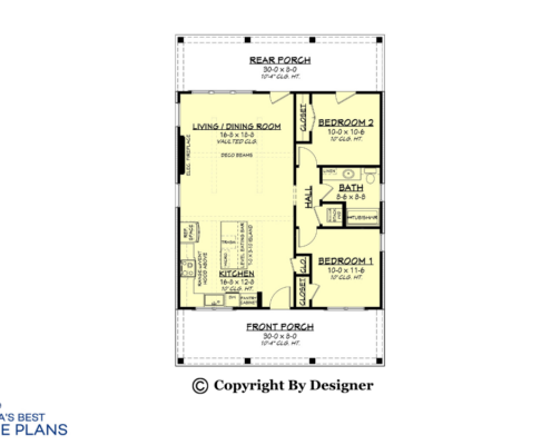 Metal Home Design Floorplan