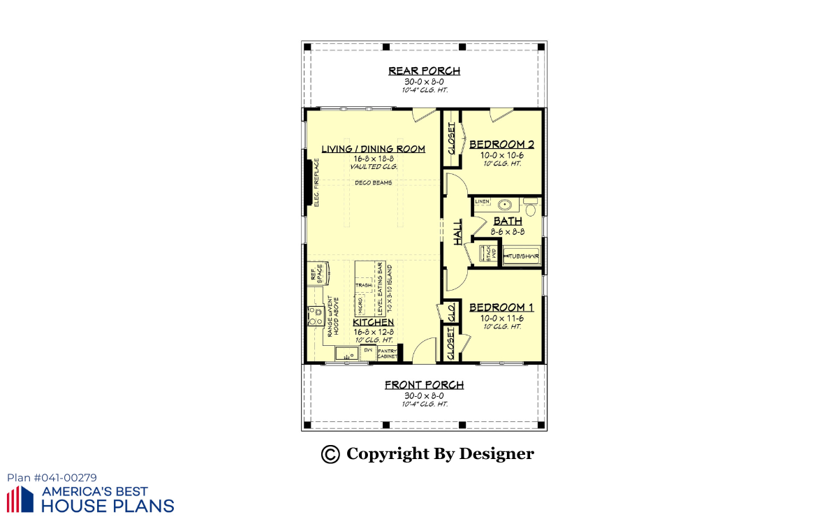 Metal Home Design Floorplan