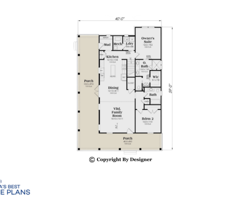 Metal House Plan Floorplan 1