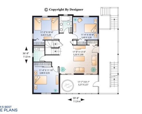 Metal House Kits Floorplan