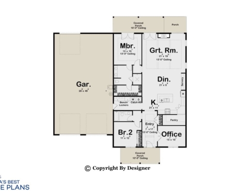 Steel Metal House Floorplan